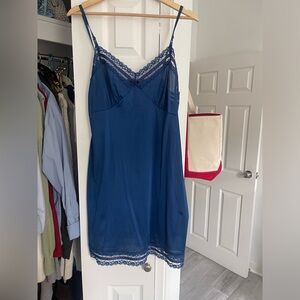 Vintage lace slip dress, fits like a size 8